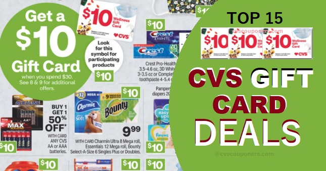 Top 15 CVS Wellness Gift Card Deals