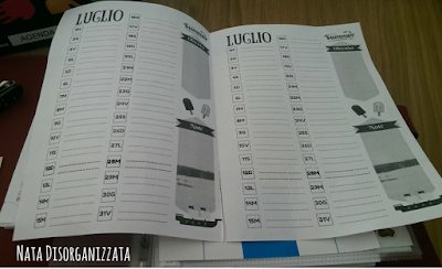 planner mensile refill gratuito