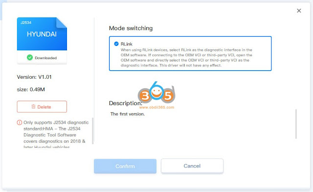Install Topdon Rlink Hyundai or Kia Driver 4