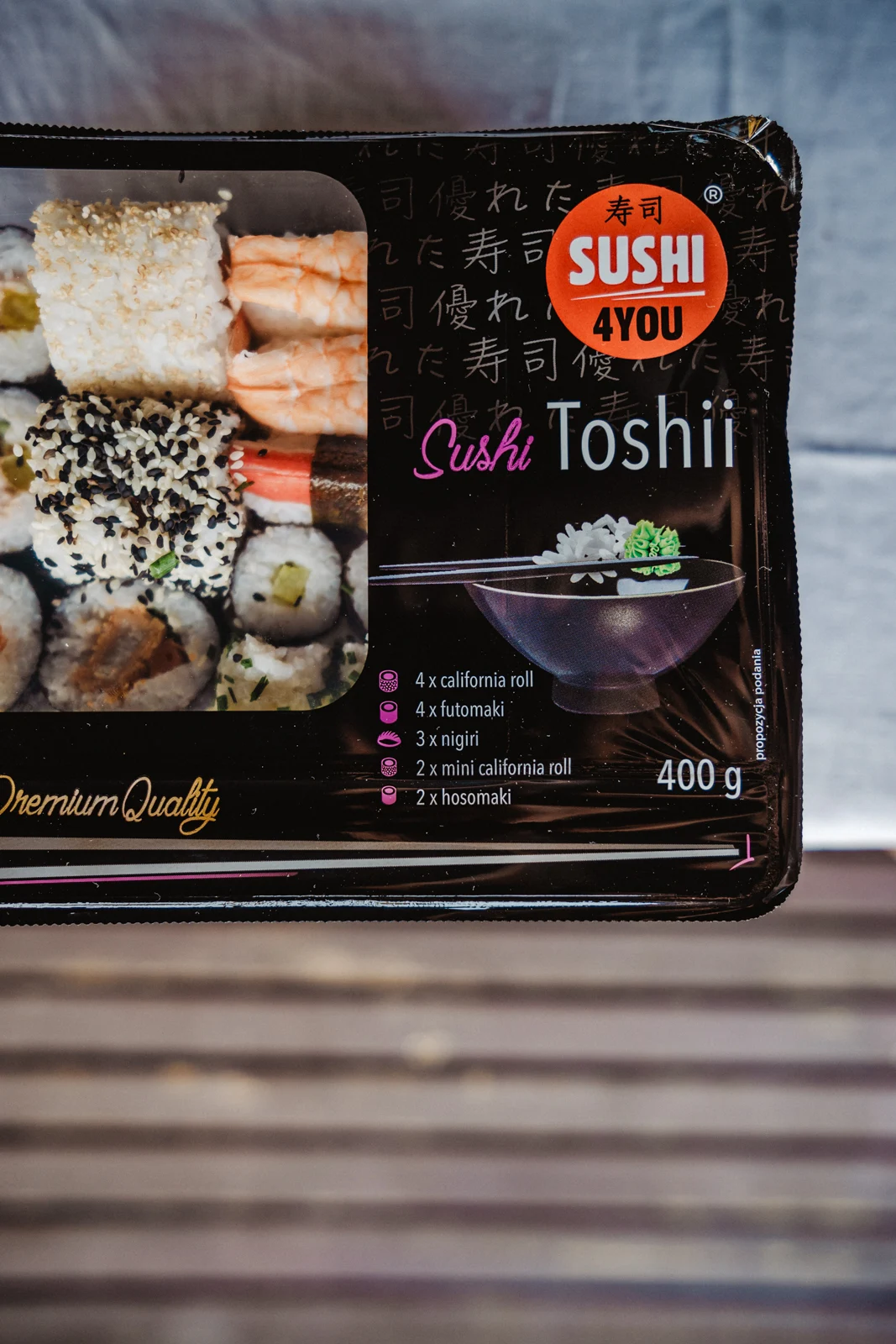 SUSHI 4 YOU - SUSHI TOSHII  - testujemy sushi z Biedronki