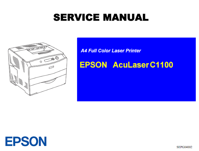 EPSON ACULASER C1100 SERVICE MANUAL