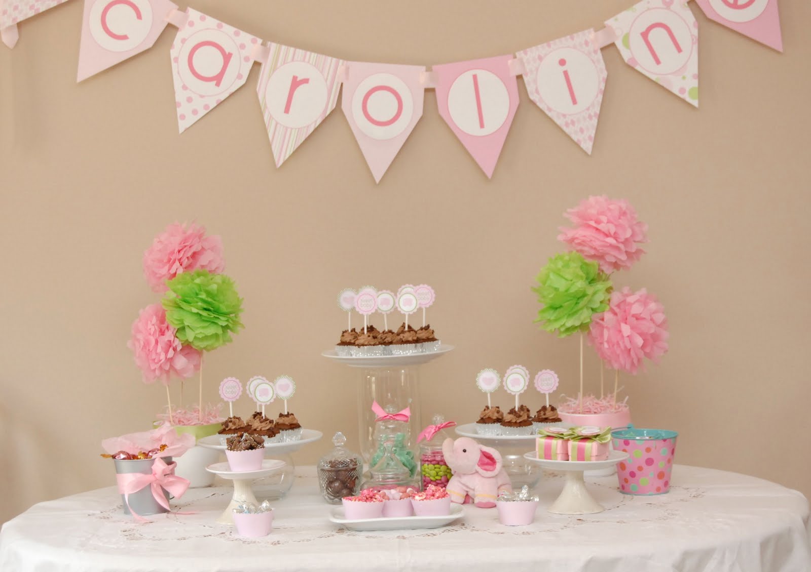 Real Party: Pink Elephant Baby Shower