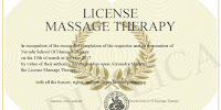 License in Massage therapy