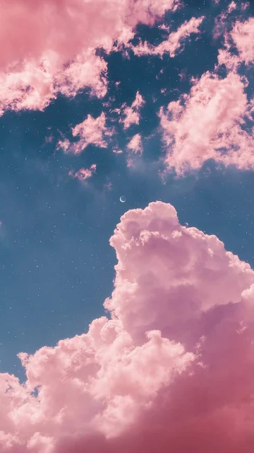 Pink Clouds Wallpaper iphone 8 plus