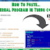 How To Paste External Program, Text In Turbo C++ Compiler