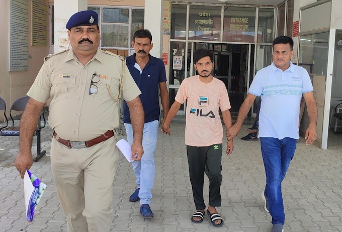 Yamunanagar - पडोसी के घर चौरी करने वाला आरोपी पुलिस गिरफ्त में - न्यायिक हिरासत में भेजा