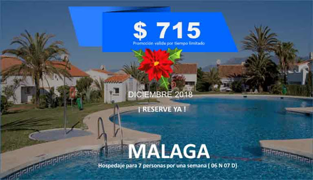 imagen  Plan familiar  Malaga para 07 personas diciembre 2018 