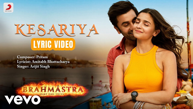 Kesariya - Official Lyric|Brahmāstra|Ranbir, Alia, Pritam, Arijit Singh, Amitabh