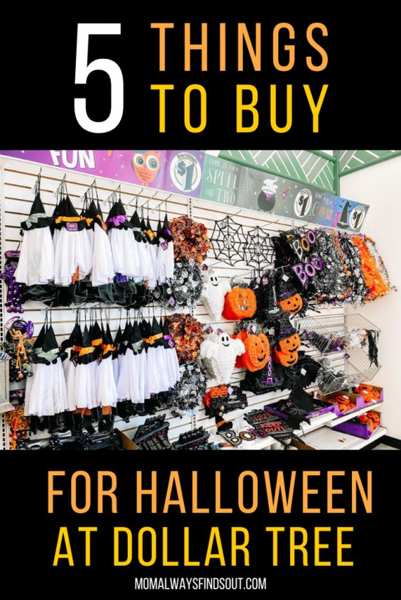 5 Things To Buy For Halloween at Dollar Tree - Mom Always Finds Out