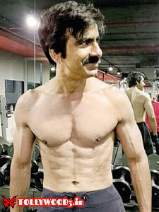 Ravi teja six pack body