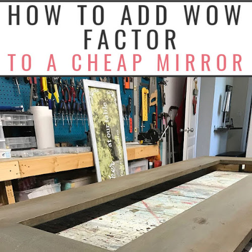 How To Add Wow Factor To A Cheap $10 Mirror