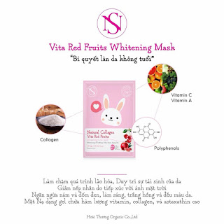 Mặt nạ Nature Whitening Fruits 