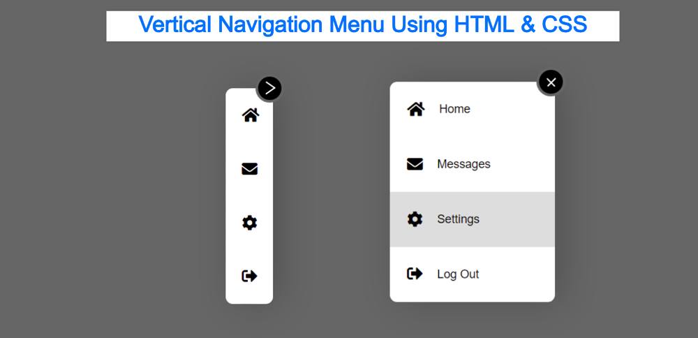 CSS Vertical Navigation Bar
