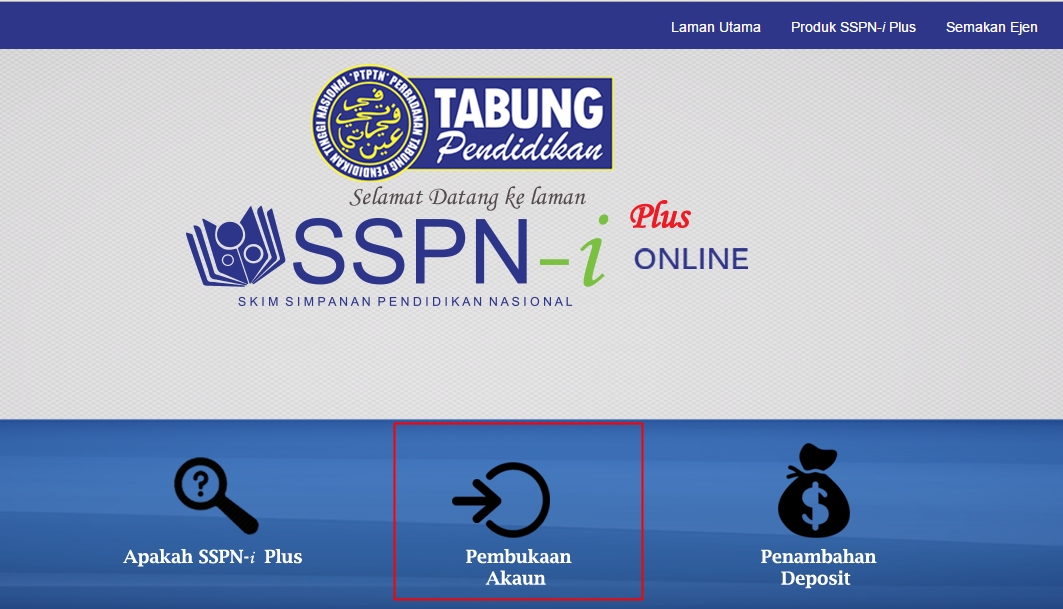 Cara Buka Akaun Sspn I Plus Secara Online