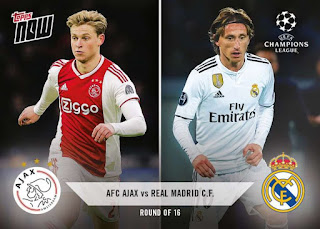 Topps NOW UEFA Champions League 2018-2019 AFC Ajax Set