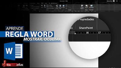 como ver la regla de word