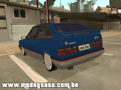 Vw Gol GTi Turbo Edited para GTA San Andreas