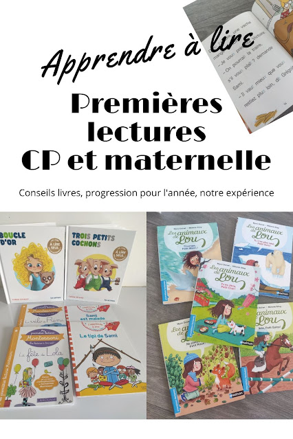 Livres premières lecture maternelle cp école à la maison