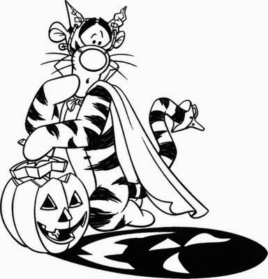 Disney Halloween Coloring Pages - Disney Coloring Pages