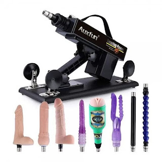 Auxfun Basic Automatic Fucking Machine For Couples, With Eight 3XLR System Sex Machine Attachments