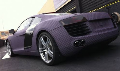 Audi R8 by Russian Dartz matte purple