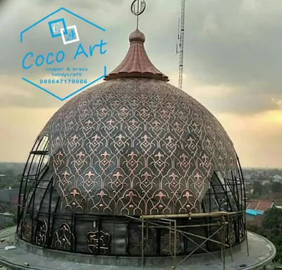 Coco Art Produsen Kubah Masjid Tembaga