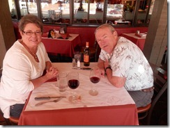 Mike and Sandy at Johnny Garlic's Santa Rosa CA