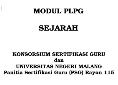 Modul Sejarah  PLPG 2017