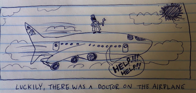 a doctor on the airplane