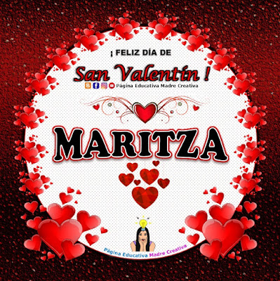 Feliz Día de San Valentín - Nombre Maritza