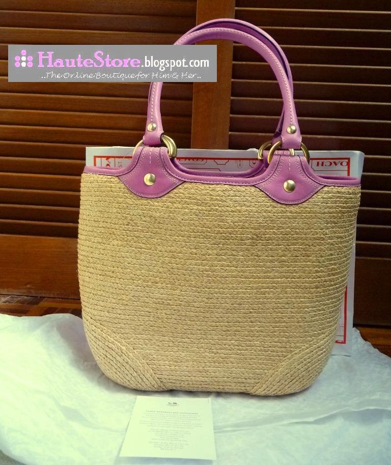 coach poppy straw tote. COACH Bleecker Straw Tote Bag