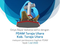 Cara Daftar Loket Pembayaran PDAM Kabupaten Toraja Utara