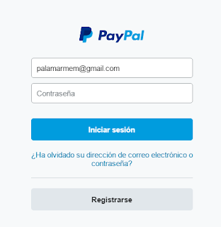 PayPal, recuperando la contraseña