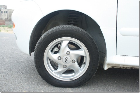chery qq front alloy rim and suspension