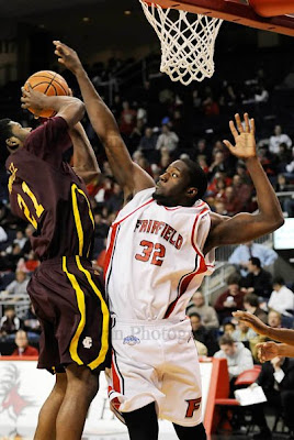 Anthony Johnson Alejo Rodriguez Fairfield University Basketball Arena at Harbor Yard CT