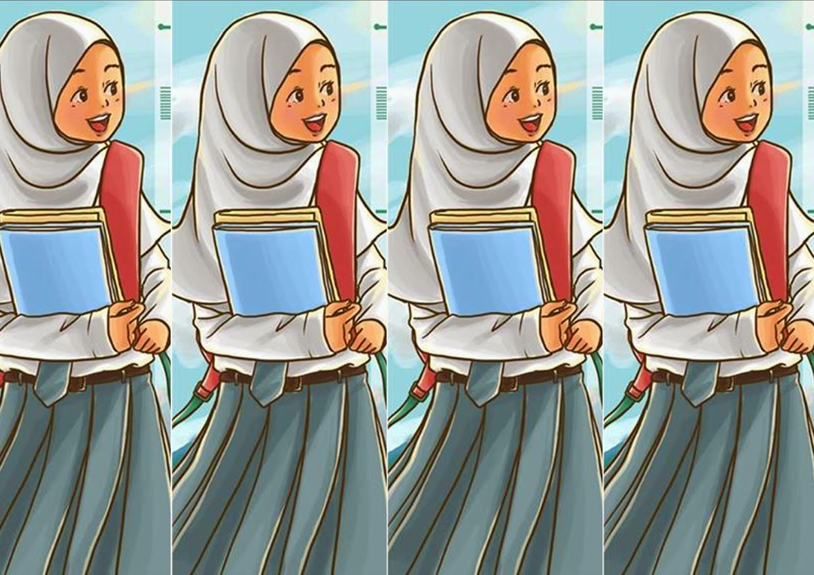 Top Gambar Kartun Muslimah Anak Smp Top Gambar