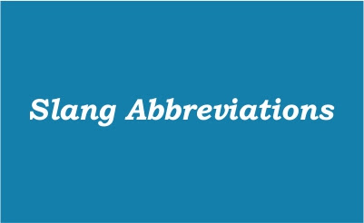 English slang abbreviations and their meanings in Indonesian