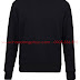 Áo sweater (Áo nỉ sweater) màu đen