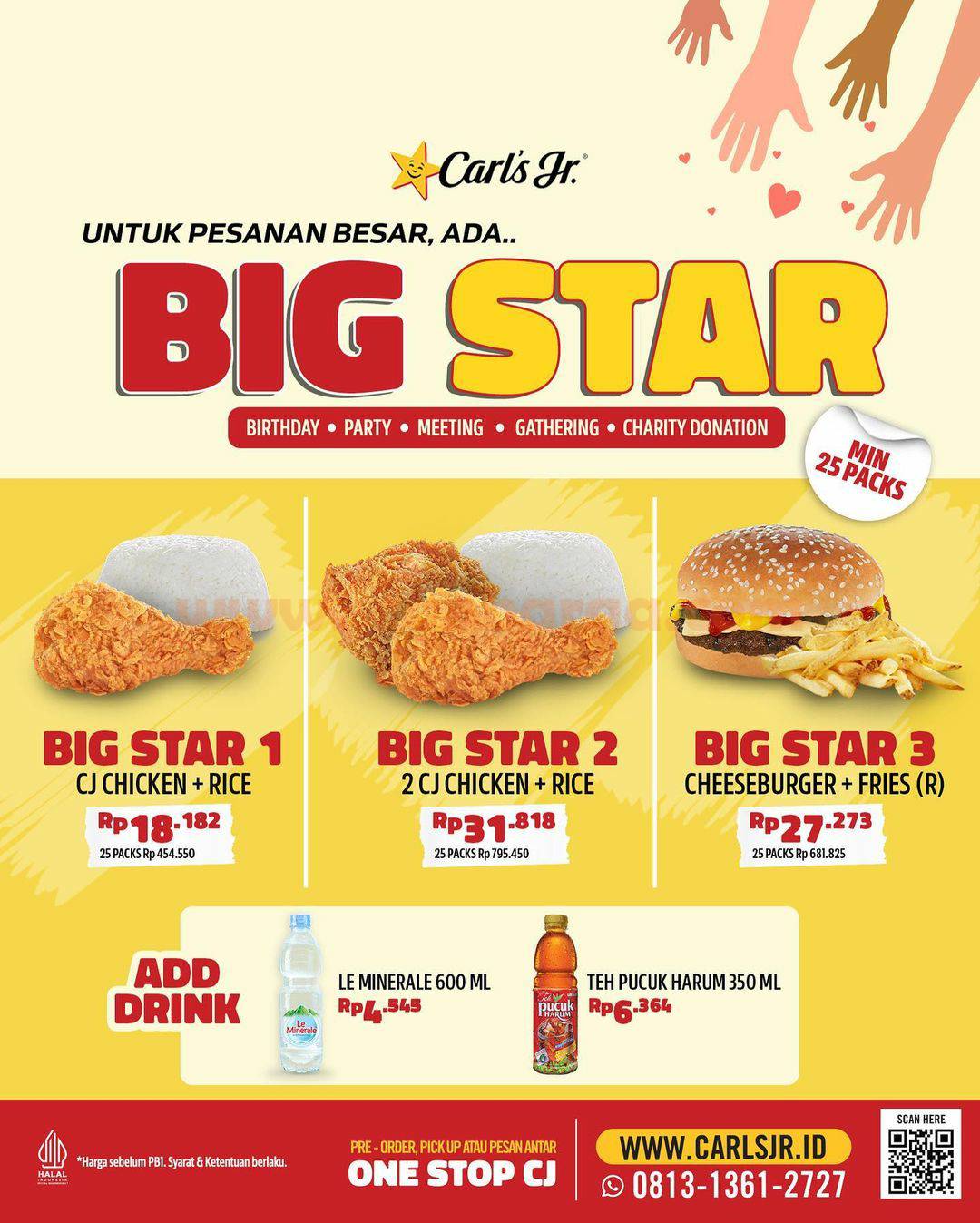 Promo CARLS JR BIG STAR – Harga Paket mulai Rp. 18.182,-