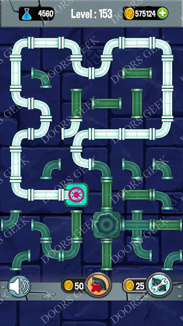  Plumber 3: Plumber Pipes Connect Level 153 Solution, Cheats, Walkthrough for android, iphone, ipad and ipod