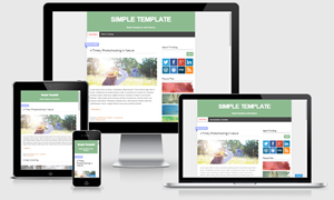 Simple Responsive Blogger Template by Josh Peterson