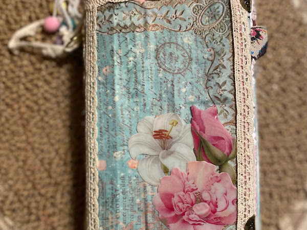 [SCRAPBOOKING] Junk journal to decorate #19: Turquoise journal and coffee