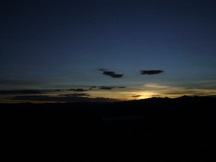 Crepúsculo en Potosí Bolivia