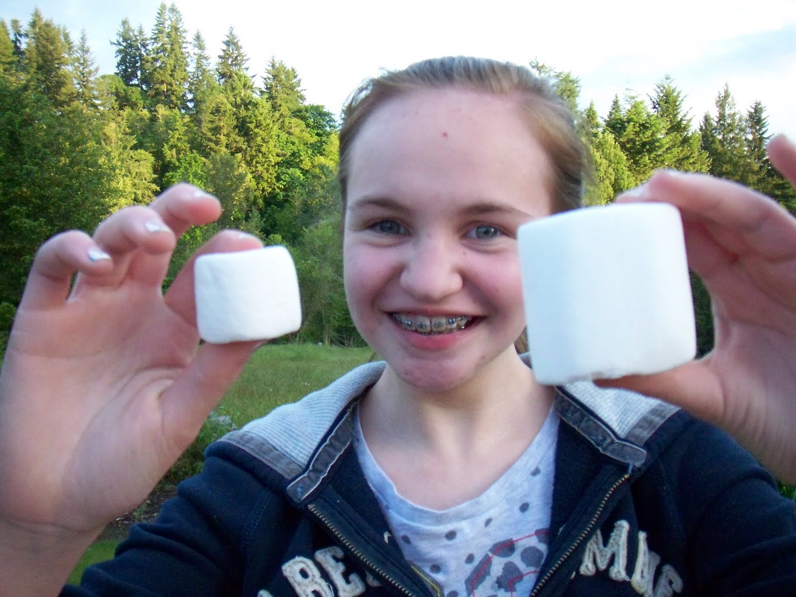 regular marshmallow vs giant marshmallow}