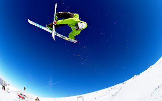 Winter Sports Skiing HD Desktop Wallpaper