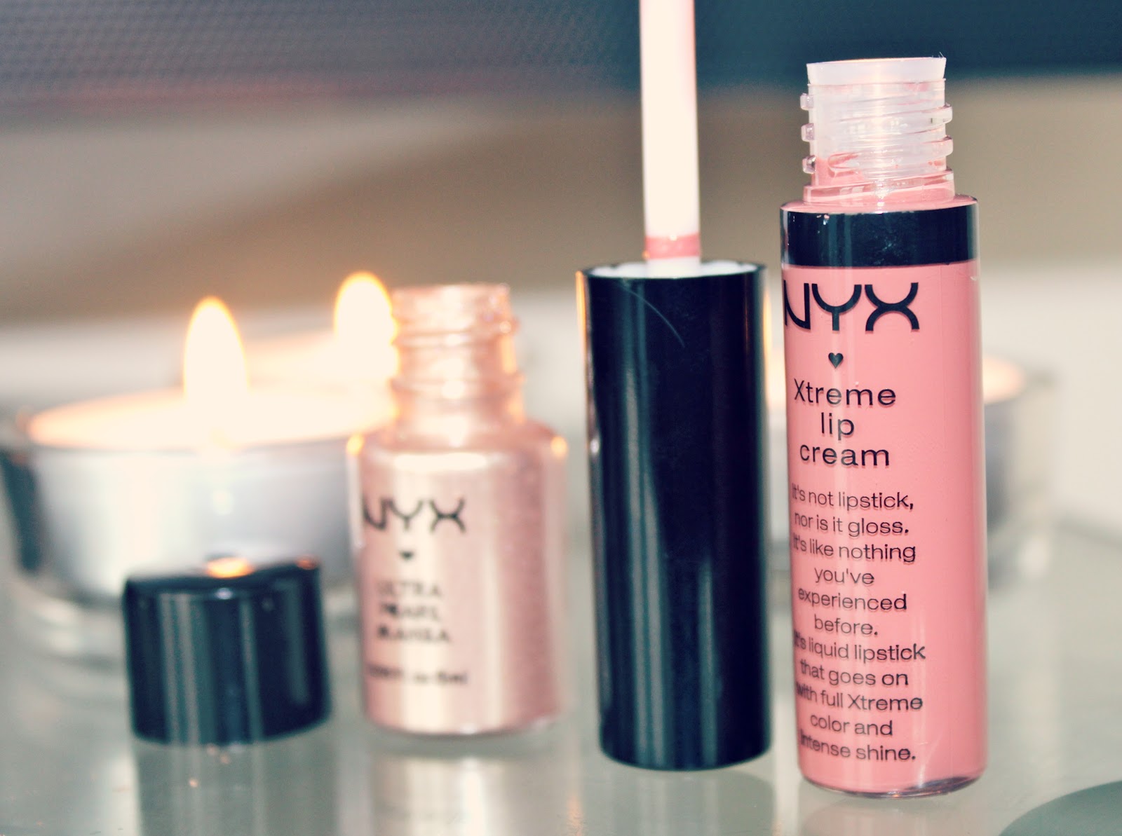 Review // NYX Loose Pearl Powder &amp; Xtreme Lip Cream 