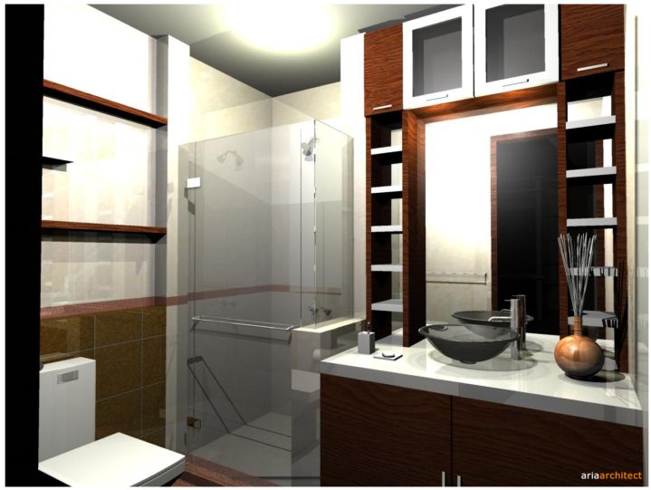 small bathroom roomy, image