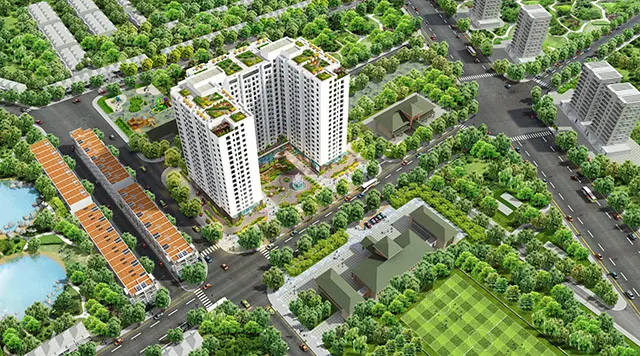 Phối cảnh chung cư Athena Complex