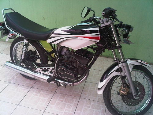  Modifikasi  rx  king  drag airbrush full fairing crom ban 