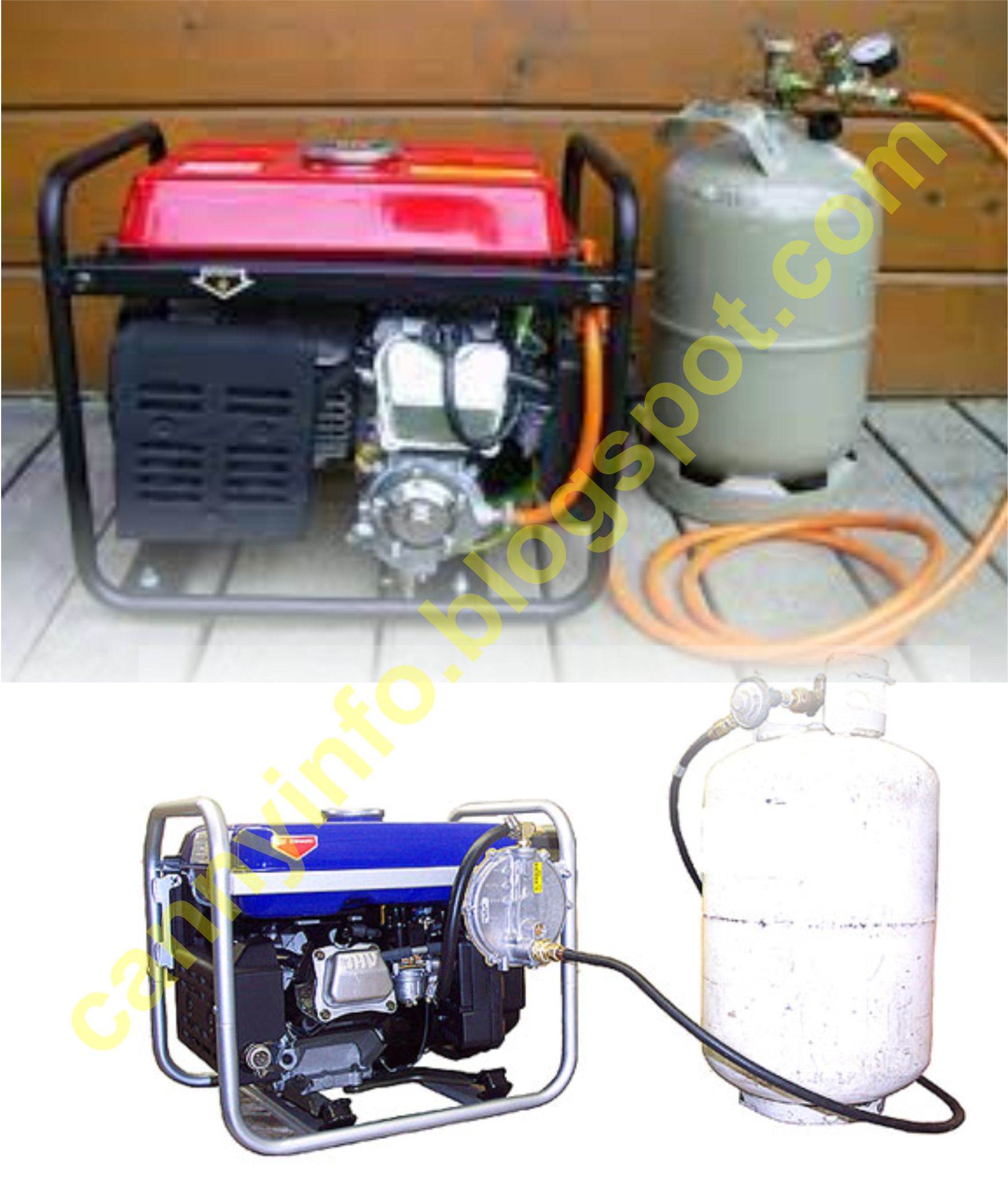 HOW TO USED GAS AND POWER YOUR GENERATOR INSTEAD OF FUEL.